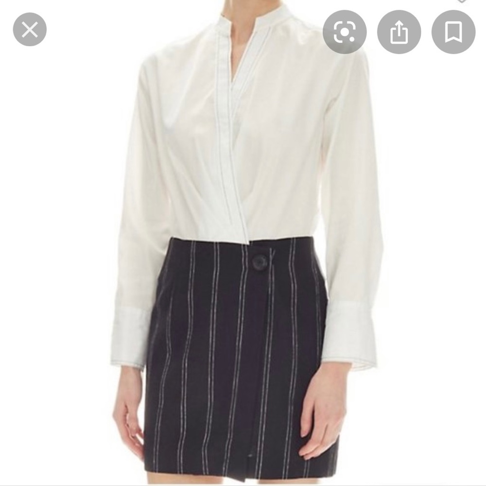 SANDRO Conny Wrap Dress Size Small